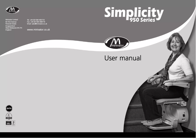 Image de la première page du manuel de l'appareil Simplicity 950