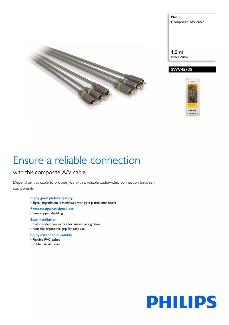 Page n°1 - Brochure Philips SWV4532S