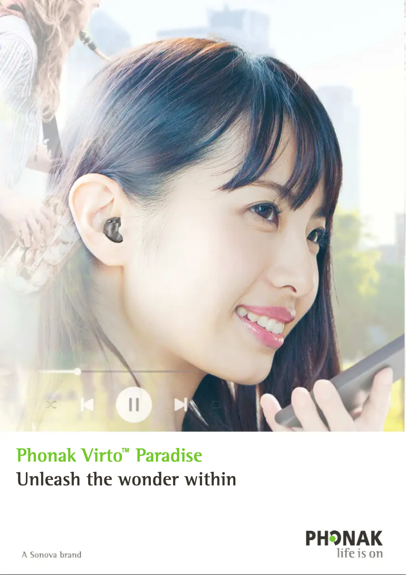 Image de la première page du manuel de l'appareil Virto Paradise