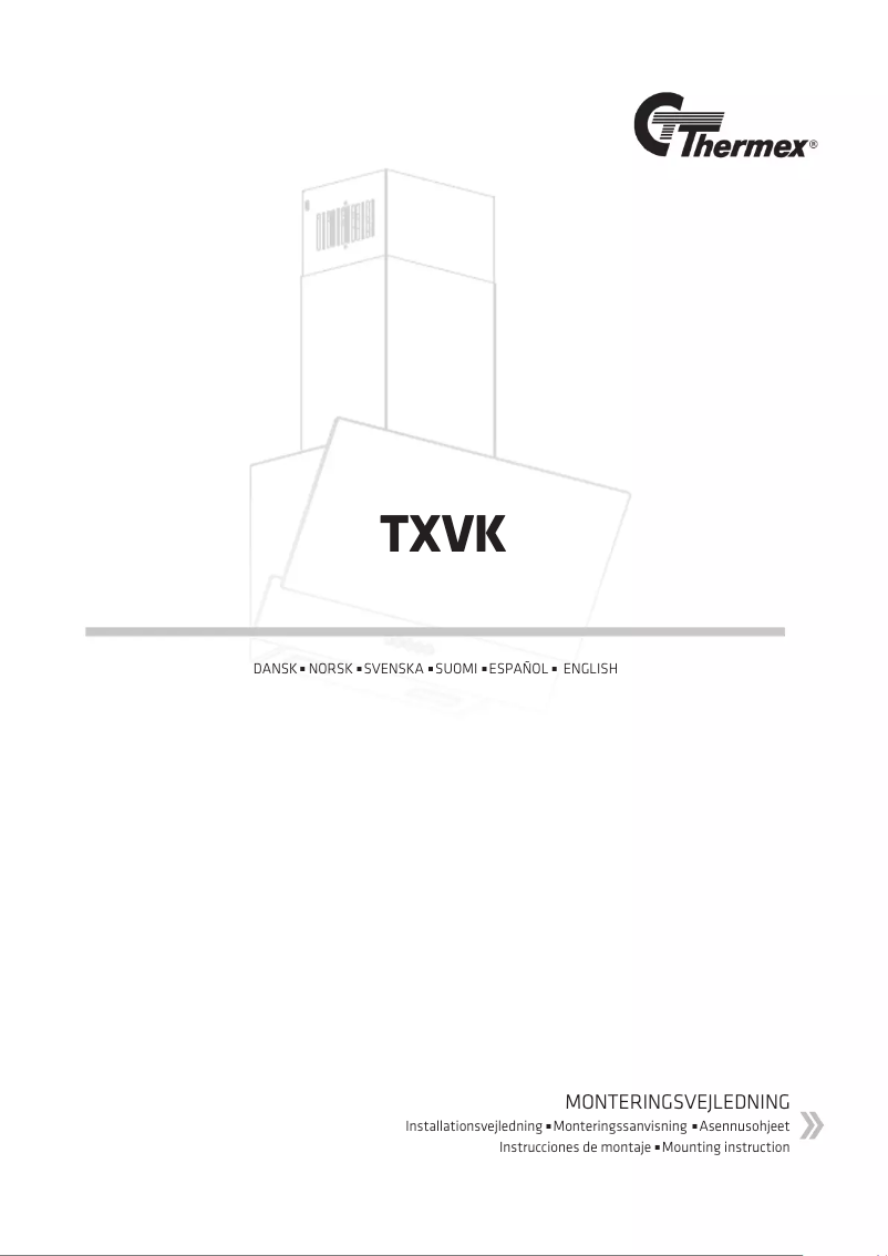 Page 1 de la notice Manuel utilisateur Thermex TXVK60