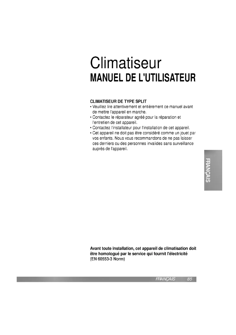 Page n°1 - Manuel utilisateur LG LS-S1260HL