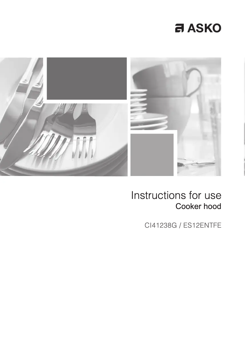 Page n°1 - Manuel utilisateur Asko CI41238G