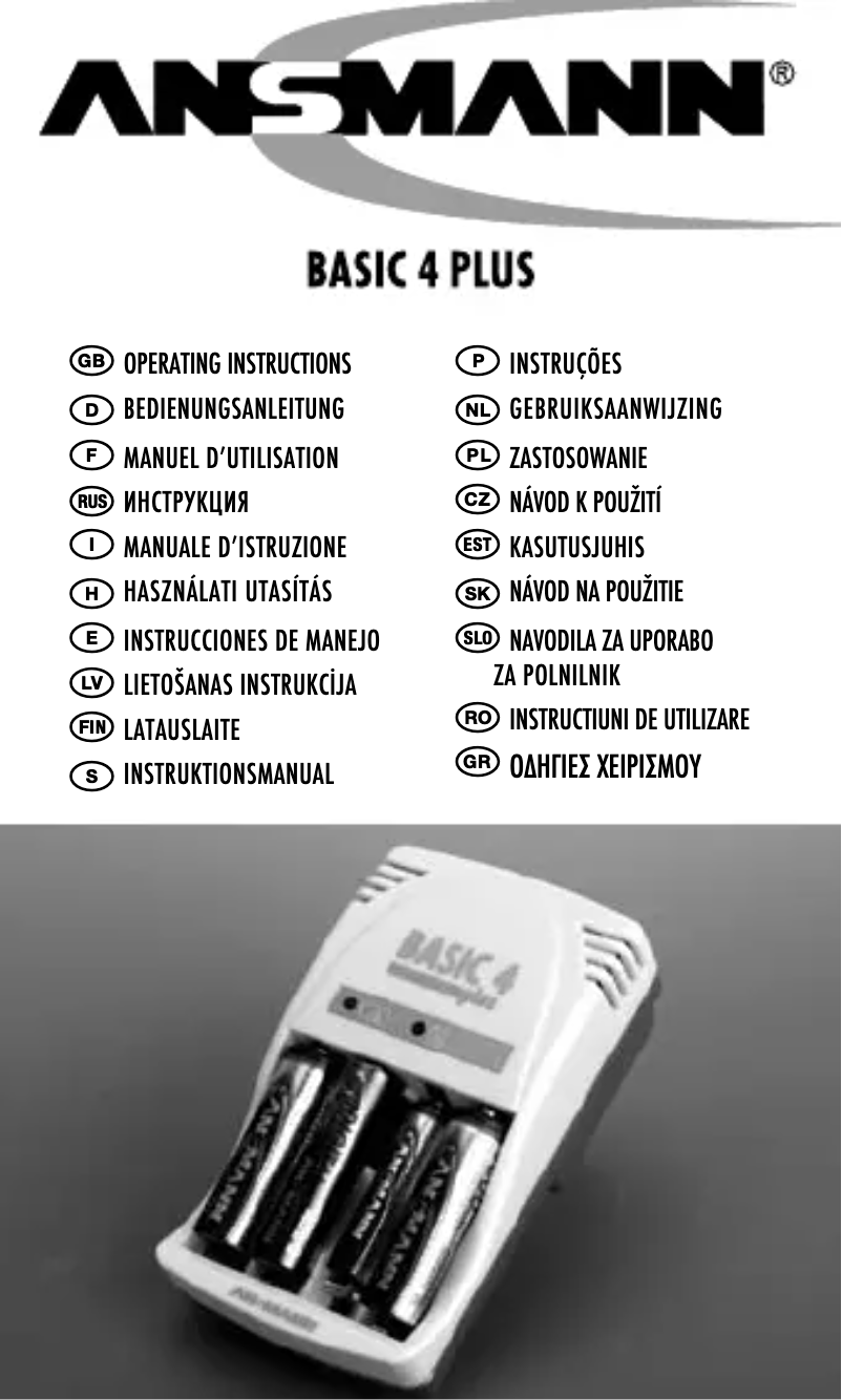 Imagen de la primera página del manual del dispositivo Basic 4 plus Set