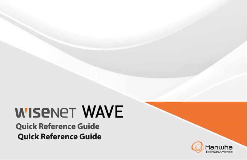 Page 1 de la notice Manuel utilisateur Wisenet WRR-5301L