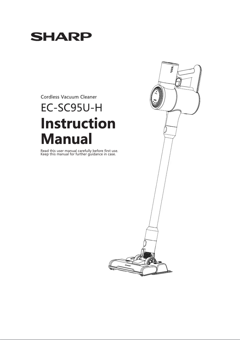 Page 1 de la notice Manuel utilisateur Sharp EC-SC95U-H