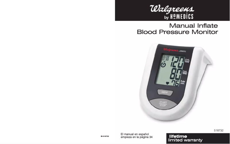 Page n°1 - Manuel utilisateur Walgreens 518732