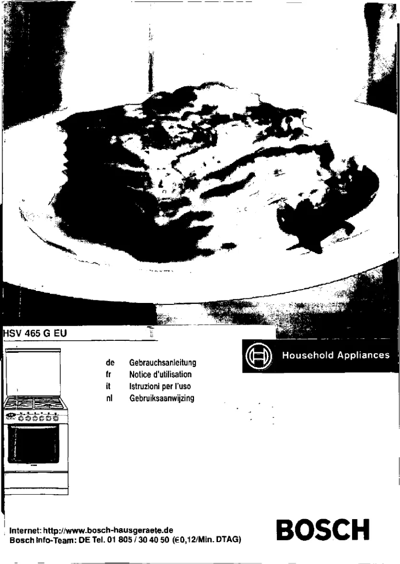 Página 1 del manual Manual de usuario Bosch HSV465GEU