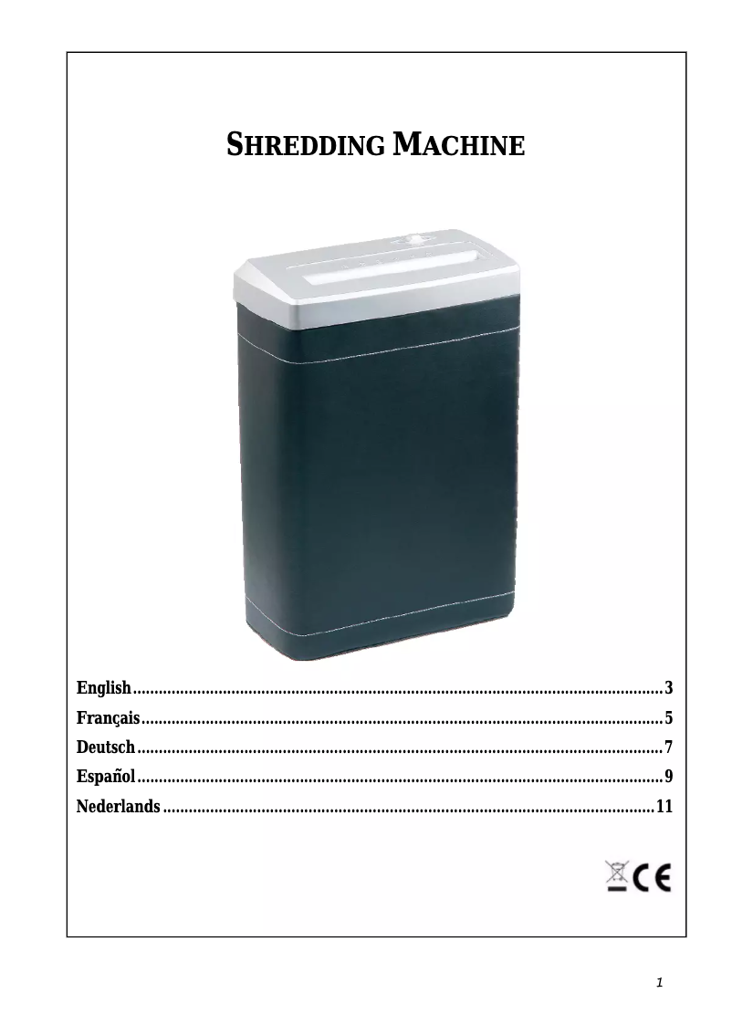 Page 1 de la notice Manuel utilisateur Pavo Crossmaster 7