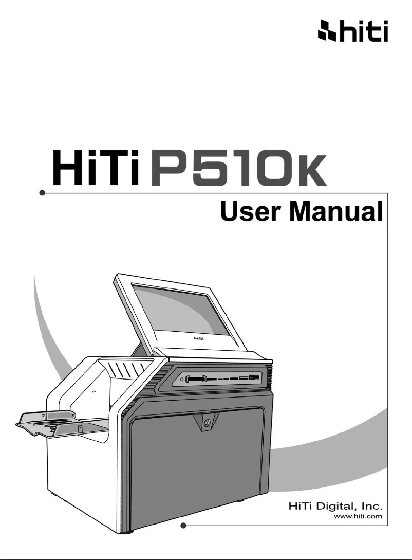 Page n°1 - Manuel utilisateur HiTi P510k