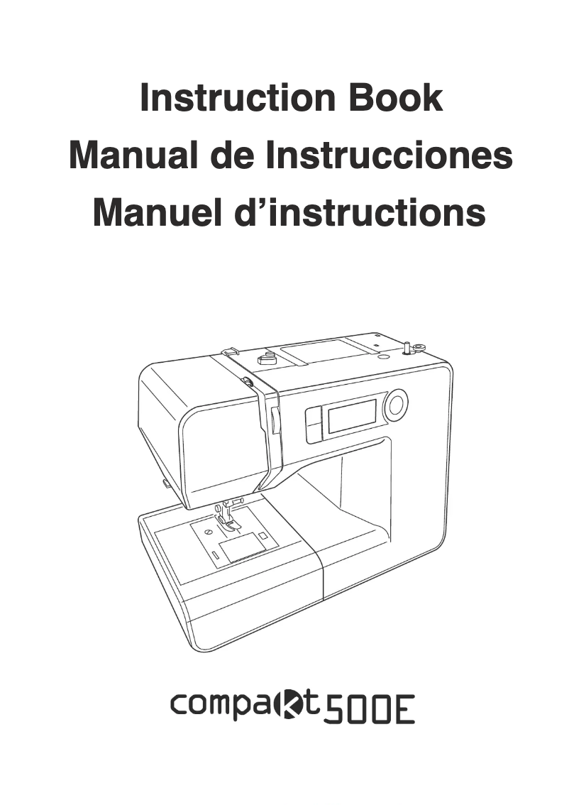 Image de la première page du manuel de l'appareil Compakt 500E Plus