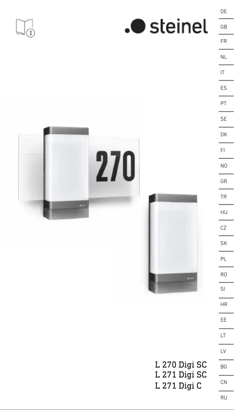 Image de la première page du manuel de l'appareil L 270 Digi SC