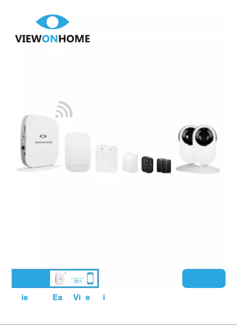 Page 1 de la notice Manuel utilisateur ViewOnHome Shield 200 EasyVideo kit