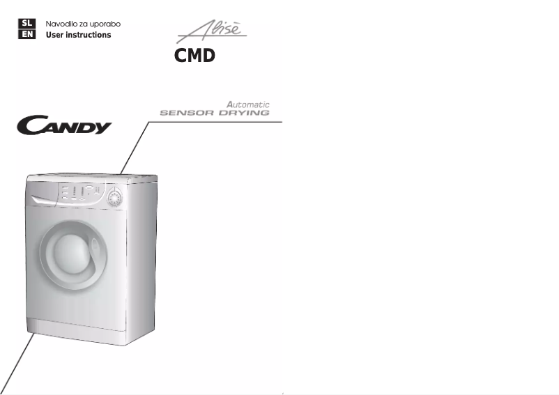 Page 1 de la notice Manuel utilisateur Candy Alise CMD