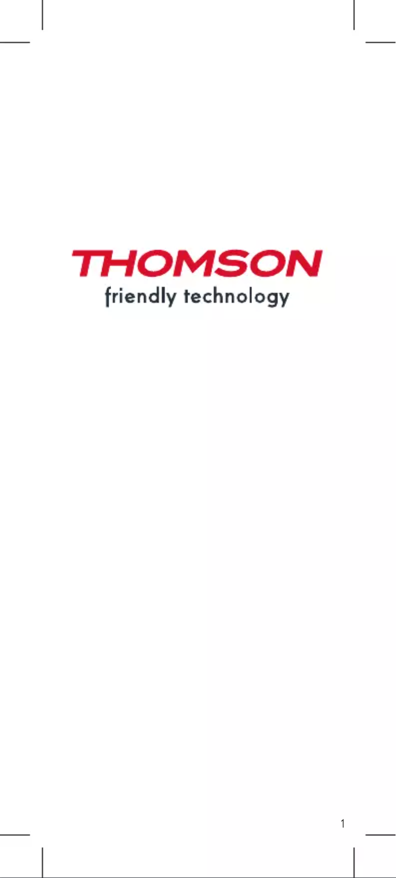 Page 1 de la notice Manuel utilisateur Thomson Digital Laser Rangefinder