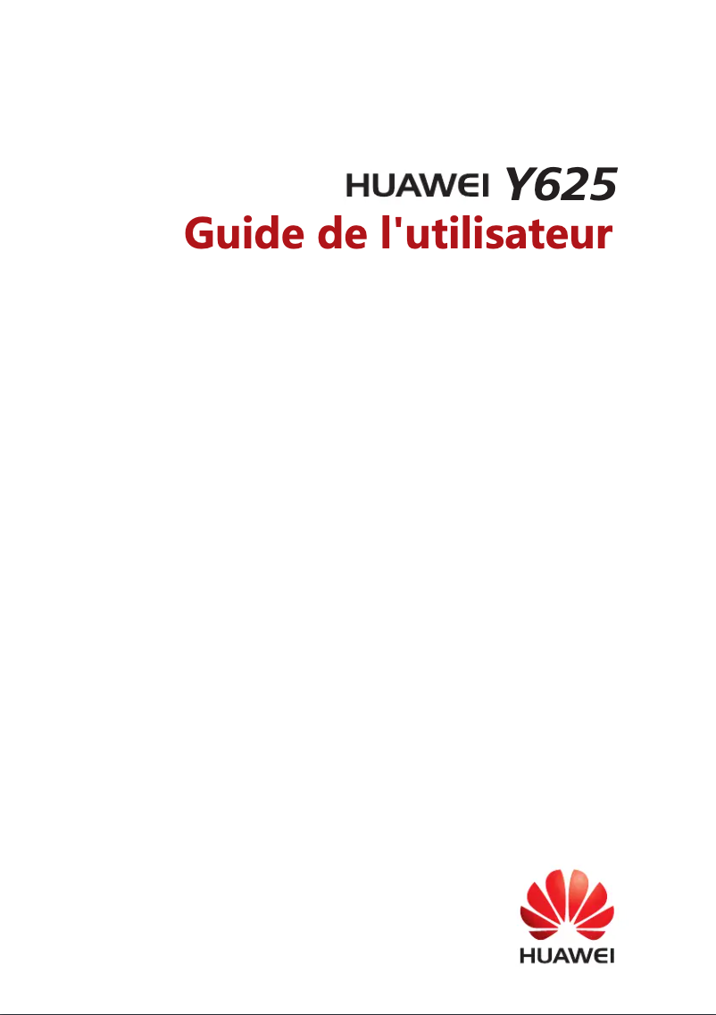 Página 1 del manual Manual de usuario Huawei Y625