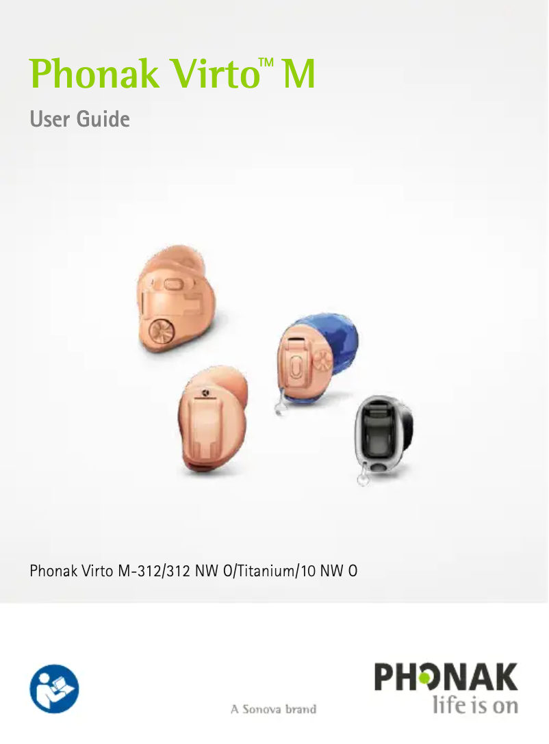 Page 1 de la notice Manuel utilisateur Phonak Virto Marvel