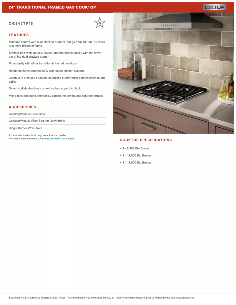 Image de la première page du manuel de l'appareil CG243TF/S