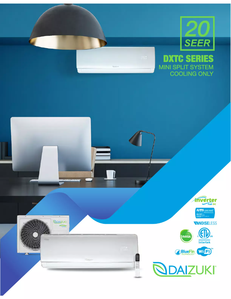 Page 1 de la notice Fiche technique Daizuki DXTC18X426-20