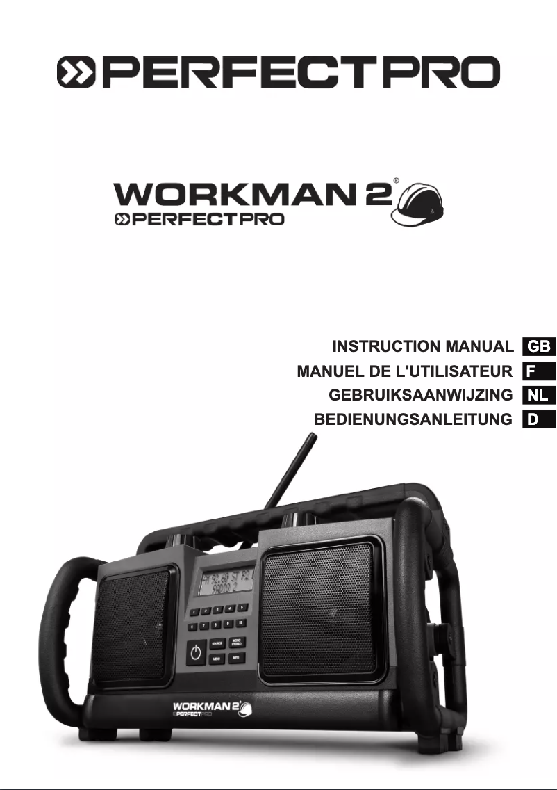 Page n°1 - Manuel utilisateur PerfectPro Workman 2