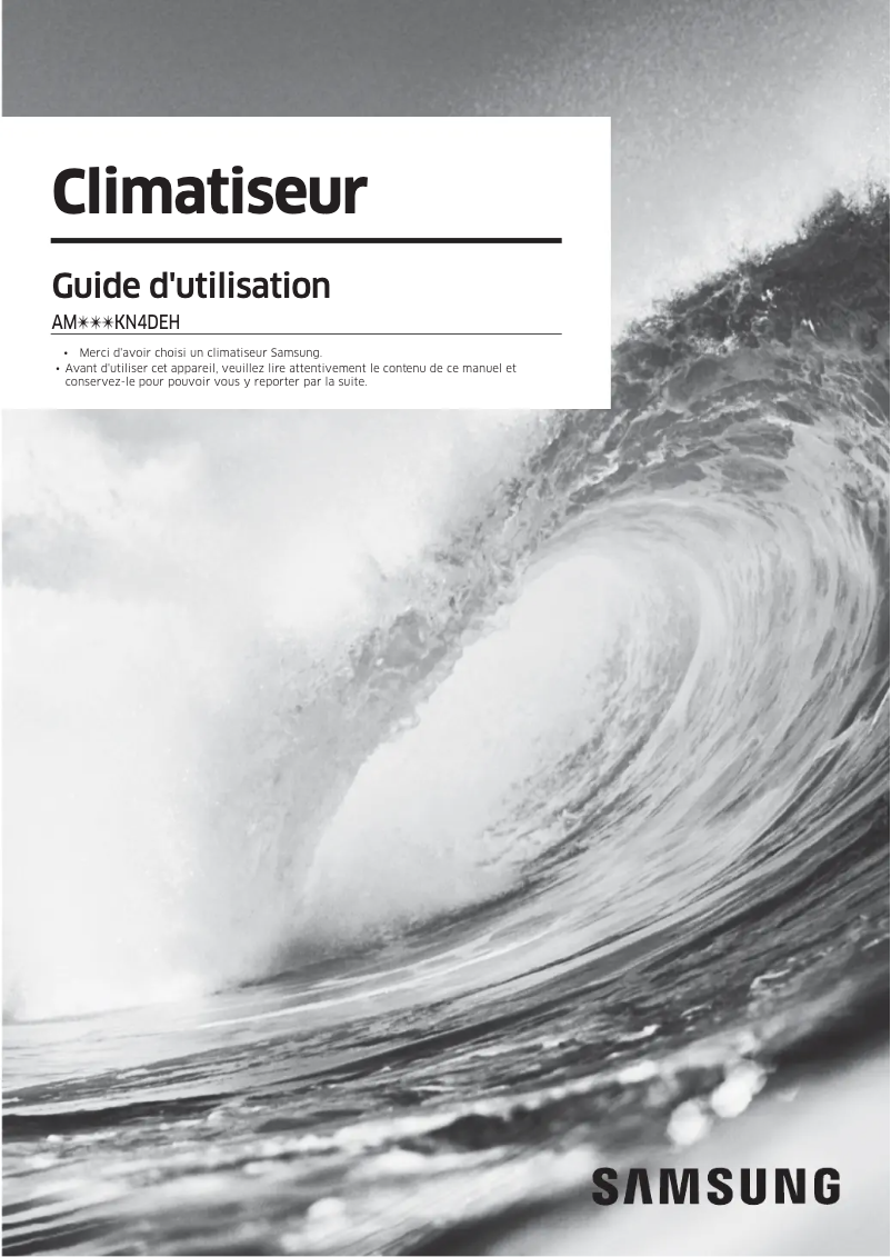 Image de la première page du manuel de l'appareil AM045KN4DEH/EU