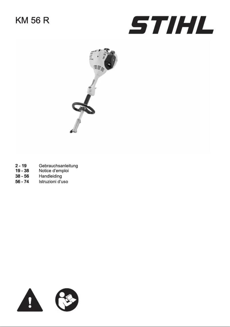 Page n°1 - Manuel utilisateur Stihl KM 56 R