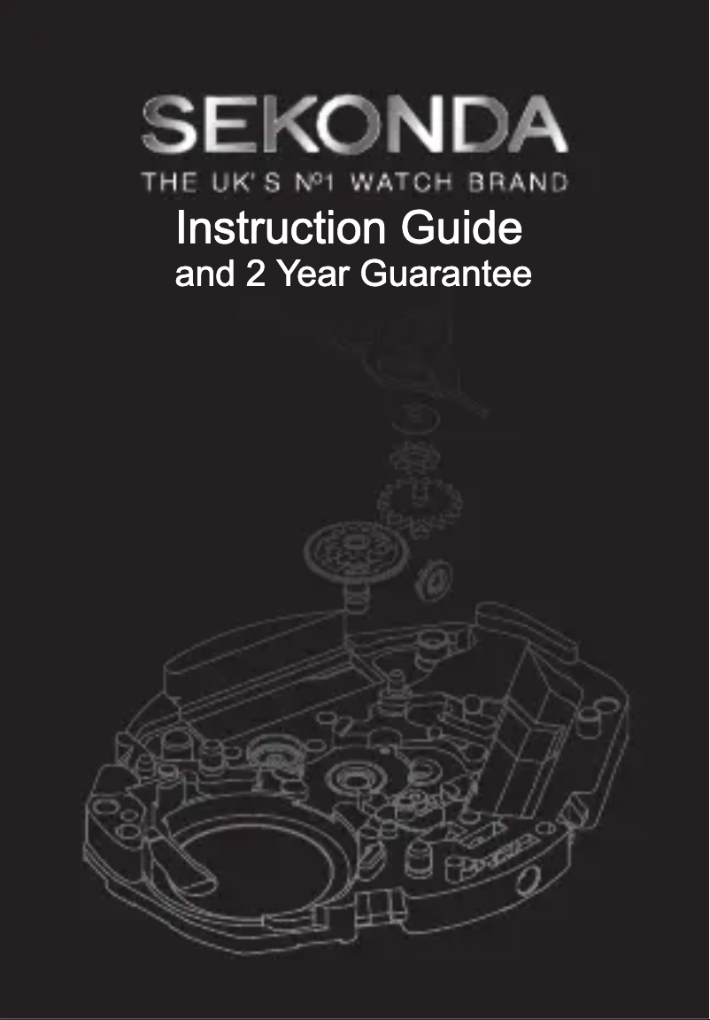 Page n°1 - Manuel utilisateur Sekonda 1472.27