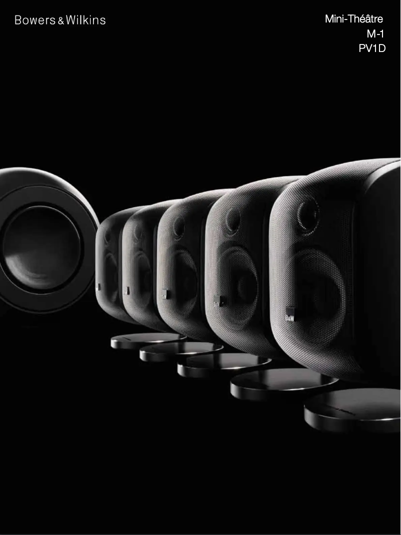 Página 1 del manual Folleto Bowers & Wilkins MT-60D