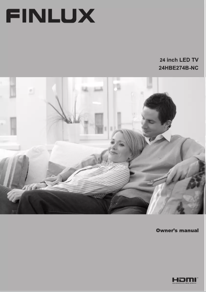Page n°1 - Manuel utilisateur Finlux 24HBE274B-NC