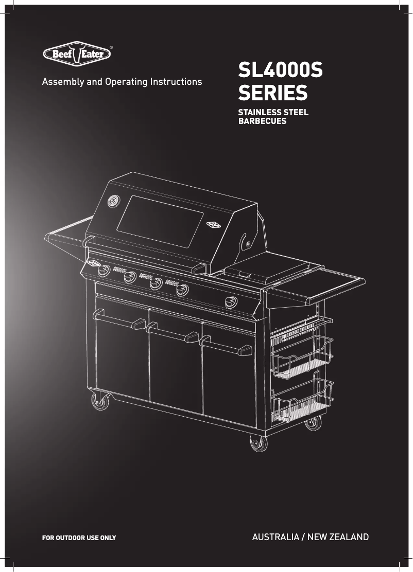 Page n°1 - Manuel utilisateur BeefEater BS12840s