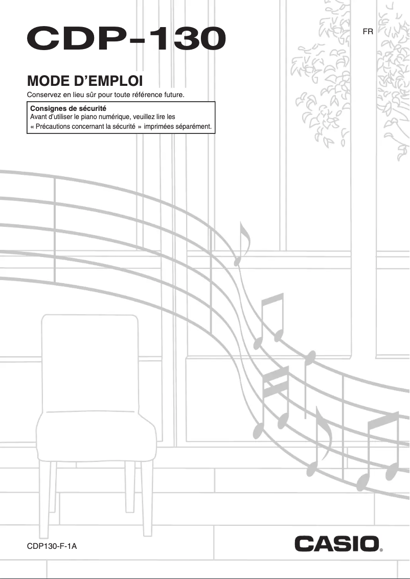 Página 1 del manual Manual de usuario Casio CDP-130