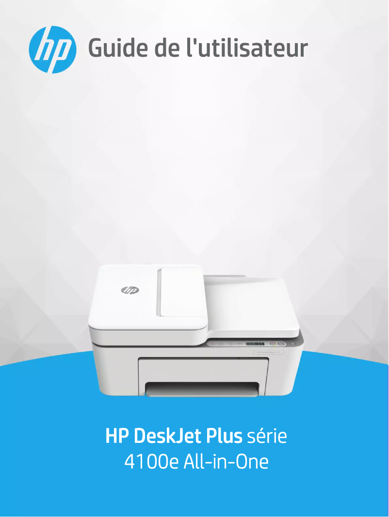 Page n°1 - Manuel utilisateur HP Deskjet 4130e