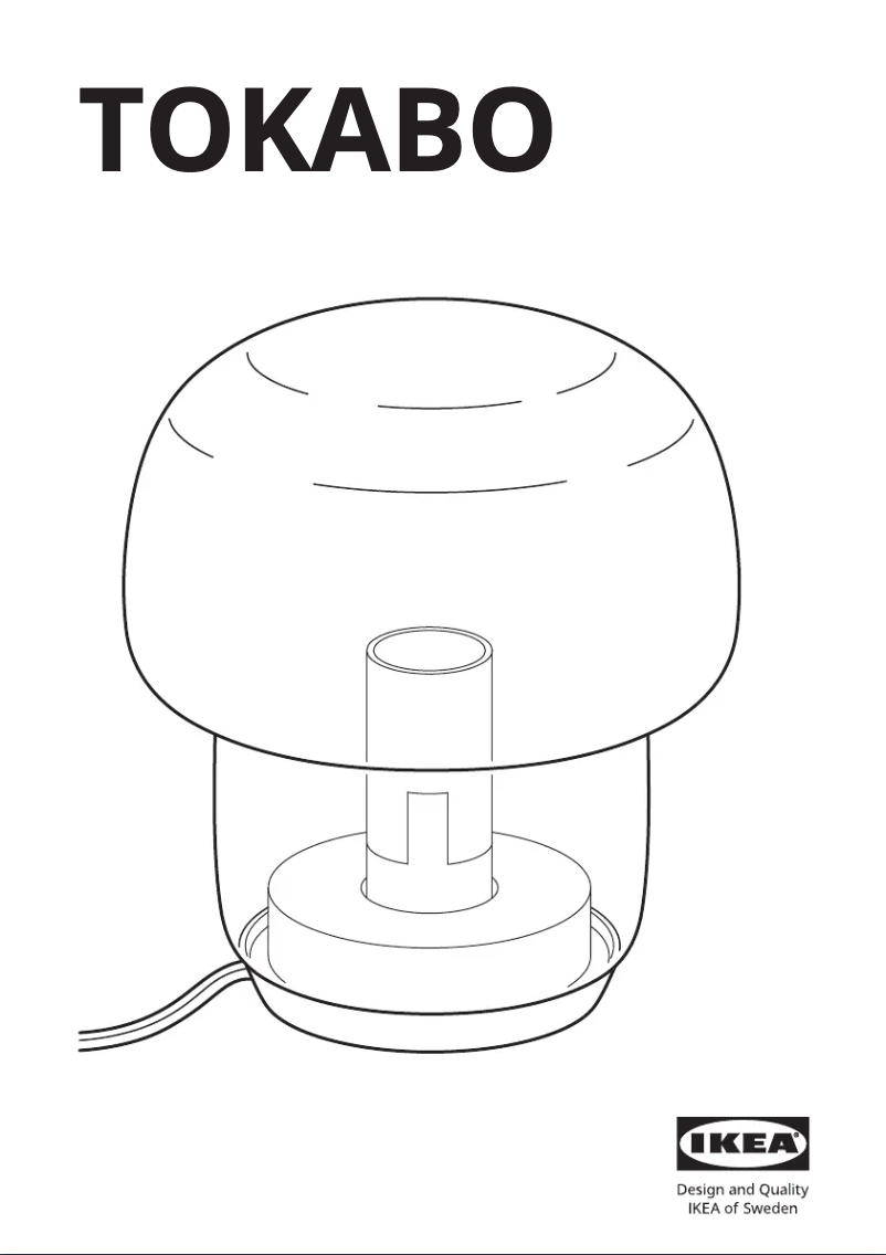 Image de la première page du manuel de l'appareil TOKABO 403.580.16