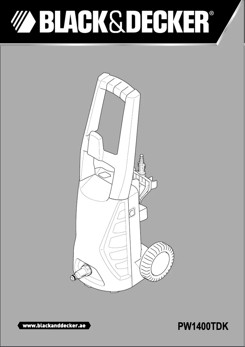 Página 1 del manual Manual de usuario Black & Decker PW1400TDK