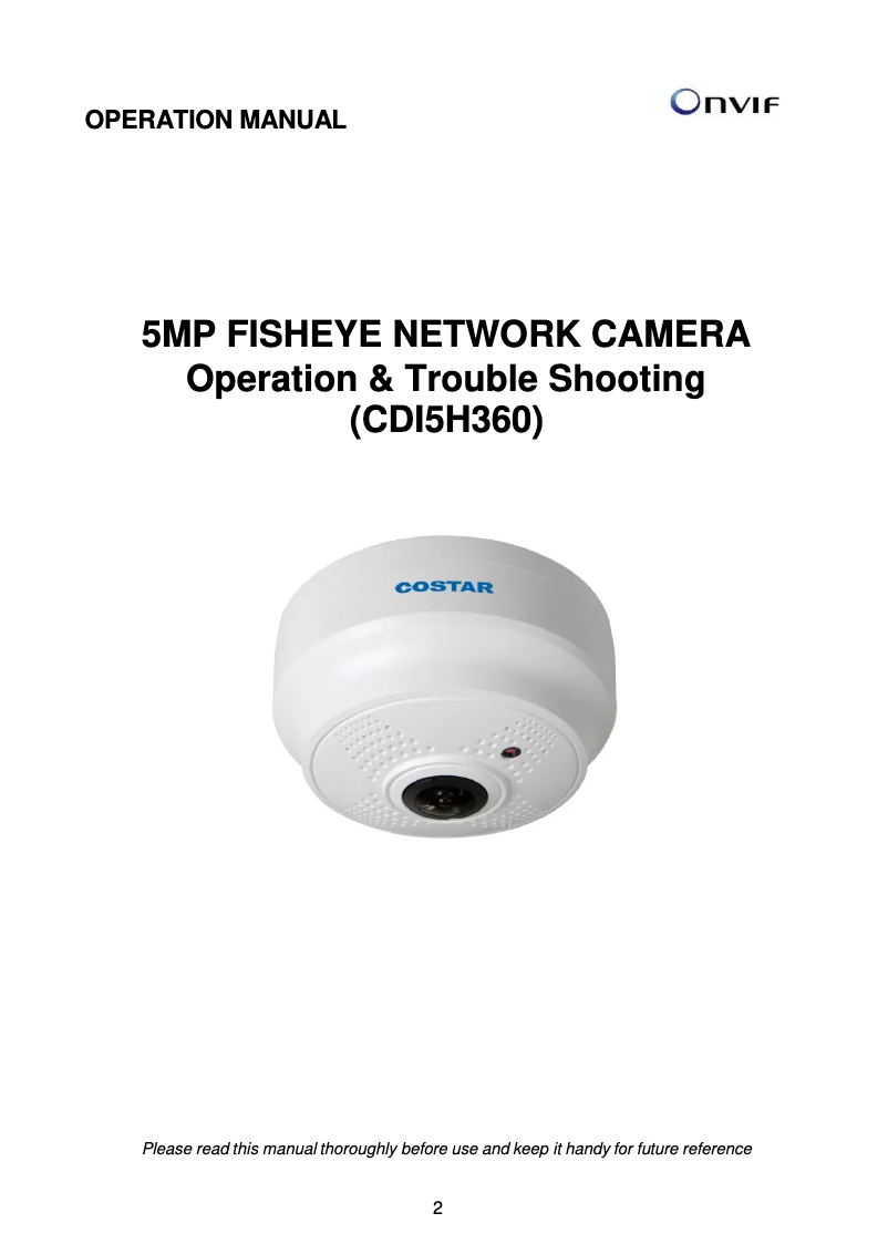 Image de la première page du manuel de l'appareil CDI5H360