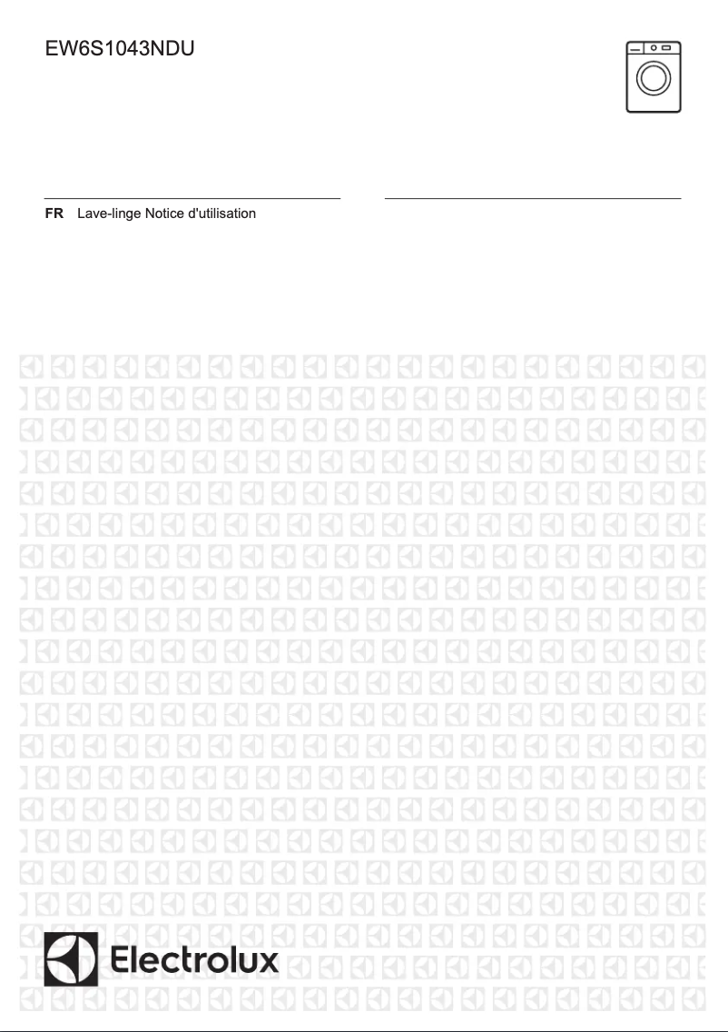 Page n°1 - Manuel utilisateur Electrolux EW6S1043NDU
