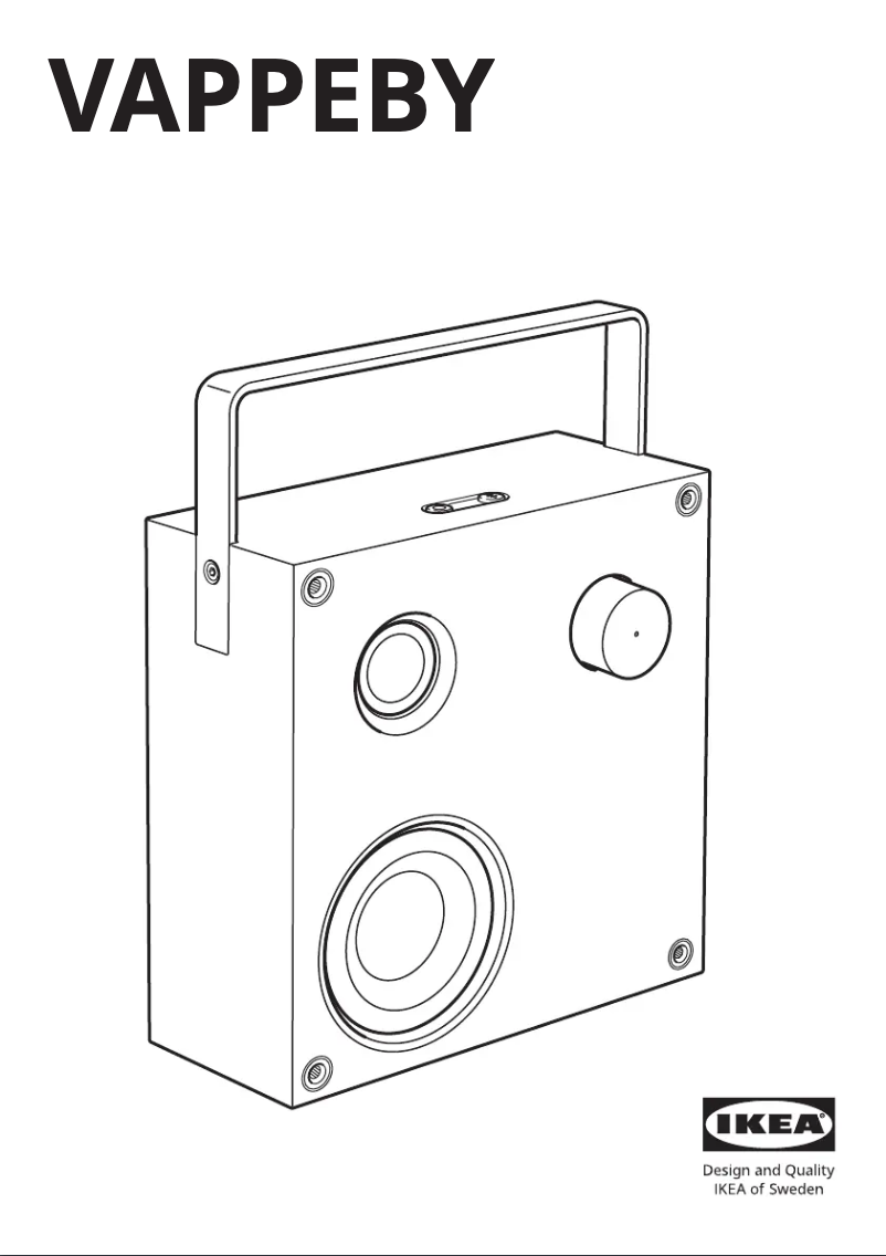 Image de la première page du manuel de l'appareil VAPPEBY 105.416.44