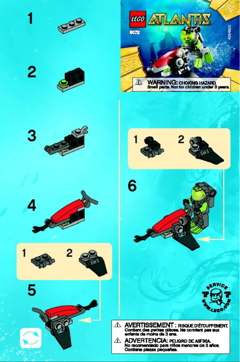 Imagen de la primera página del manual del dispositivo Atlantis 8072