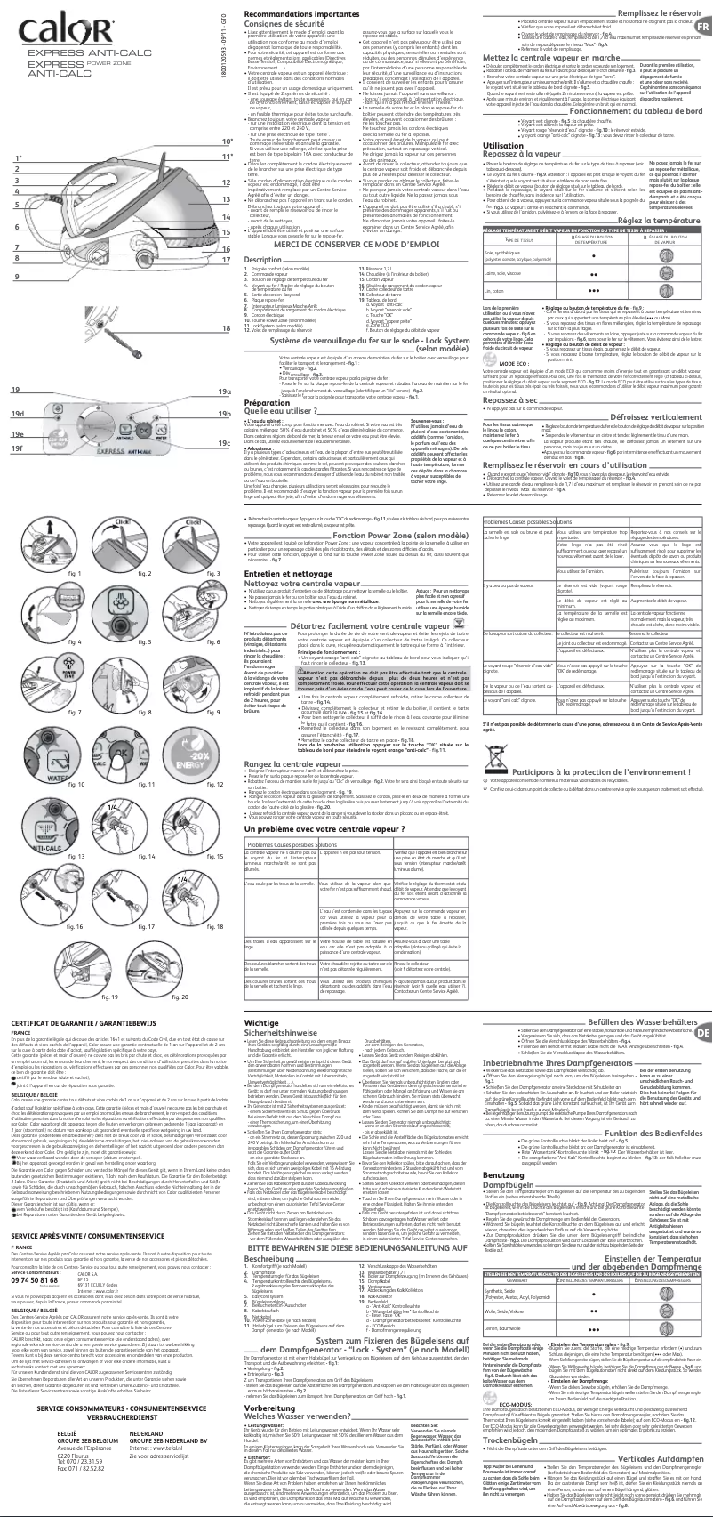 Image de la première page du manuel de l'appareil GV7485C0