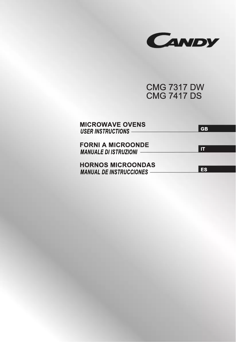 Imagen de la primera página del manual del dispositivo CMG 7417 DS