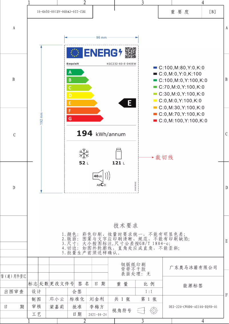 Image de la première page du manuel de l'appareil KGC232-60-E-040EW