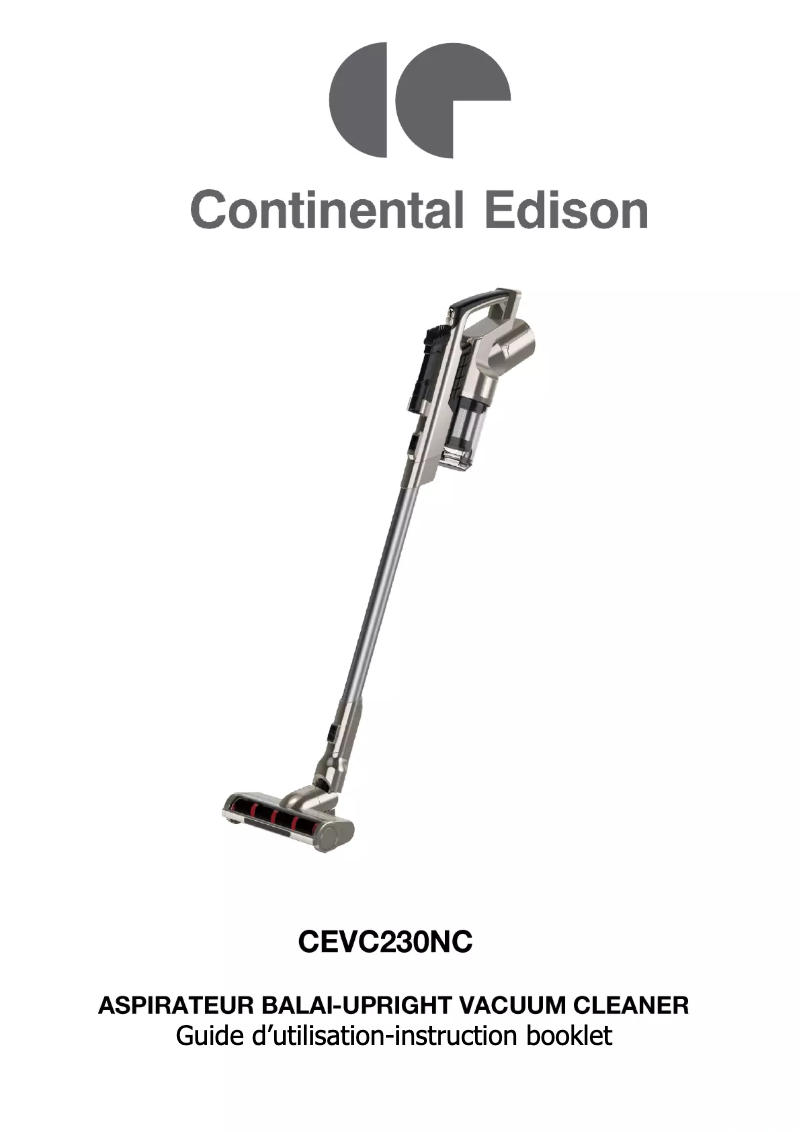 Página 1 del manual Manual de usuario Continental Edison CEVC230NC