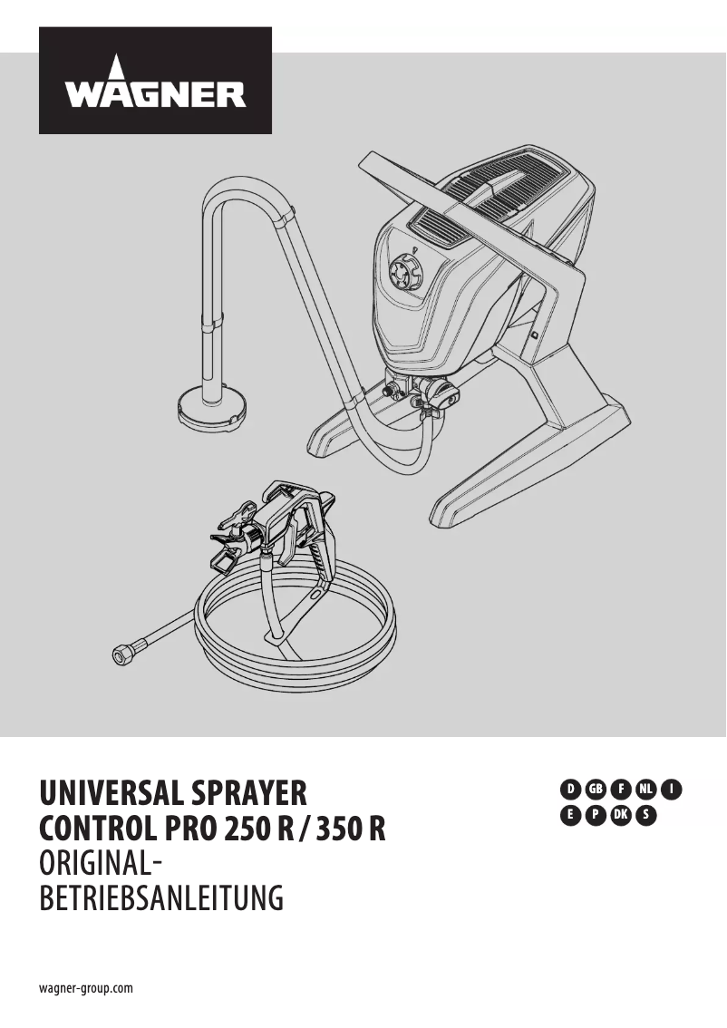 Page n°1 - Manuel utilisateur Wagner SprayTech Pro 250 R