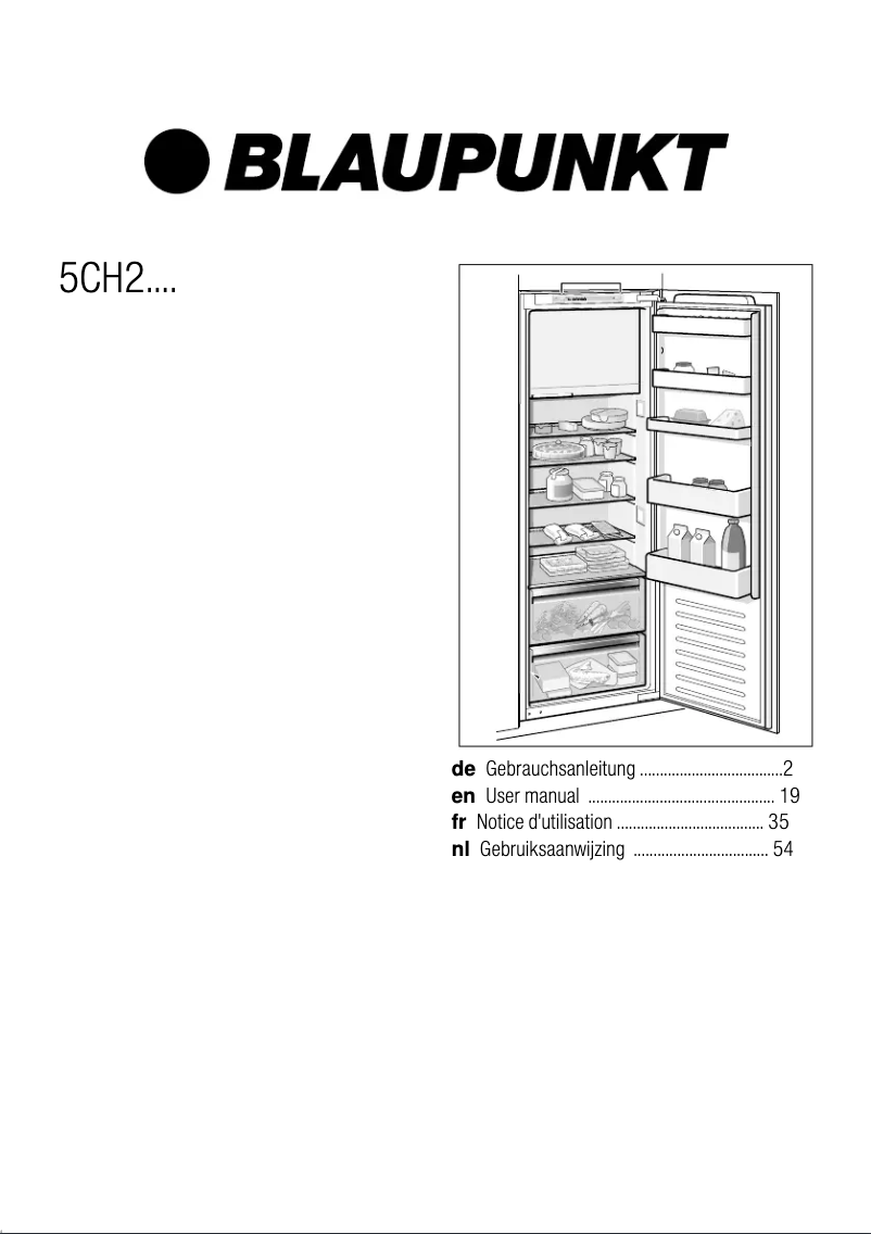 Page 1 de la notice Manuel utilisateur Blaupunkt 5CH28030
