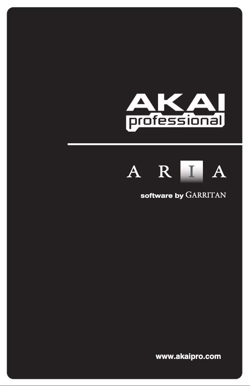 Page n°1 - Manuel utilisateur AKAI EWI USB