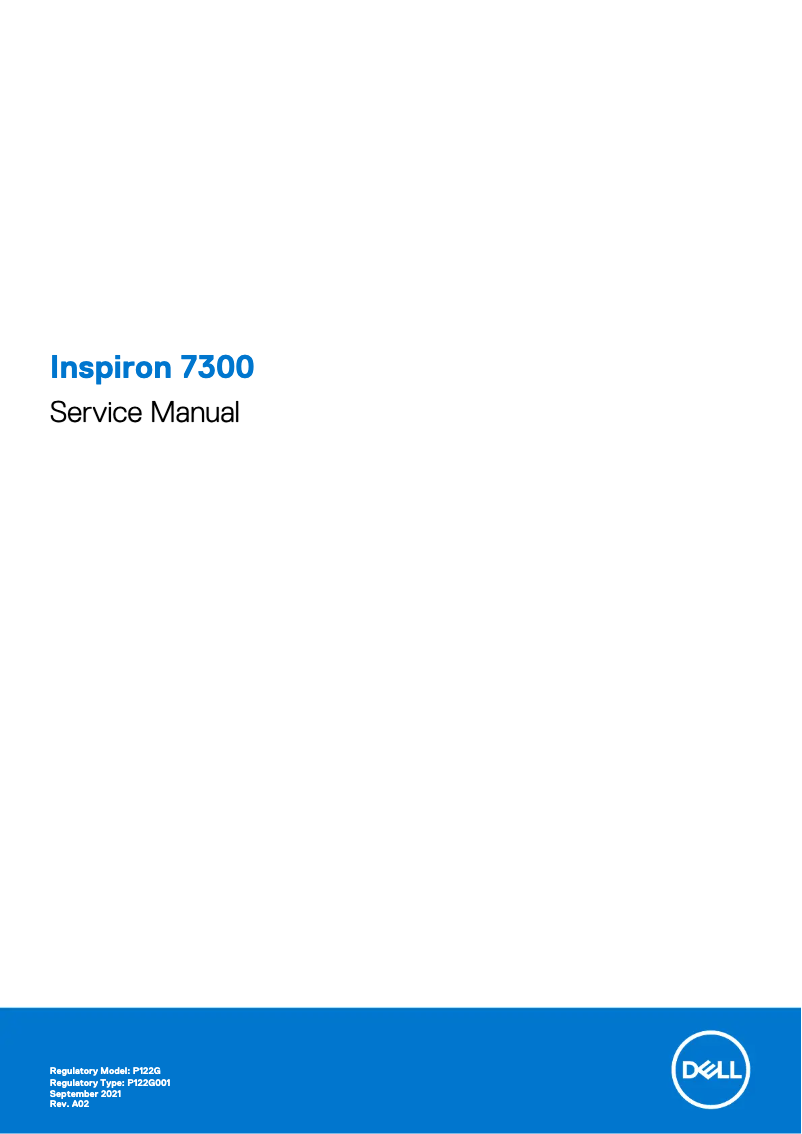 Page 1 de la notice Manuel utilisateur Dell Inspiron 7300