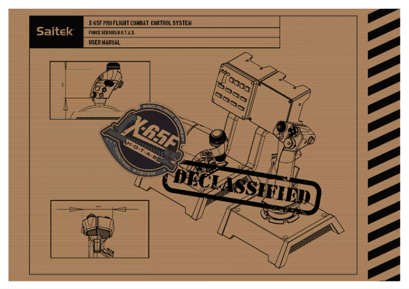 Página 1 del manual Manual de usuario Saitek X-65F