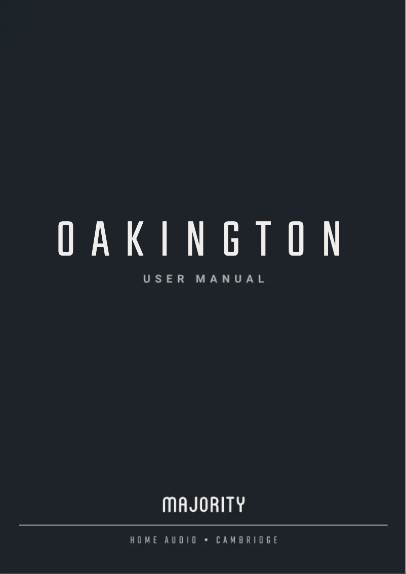 Page 1 de la notice Manuel utilisateur Majority Oakington