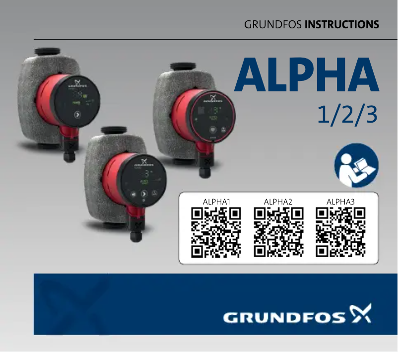 Page n°1 - Guide de démarrage rapide Grundfos ALPHA1