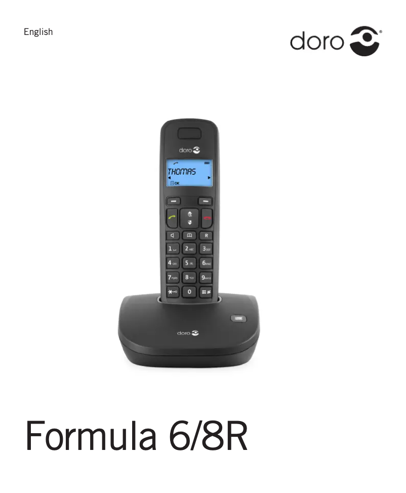 Page 1 de la notice Manuel utilisateur Doro Formula 6