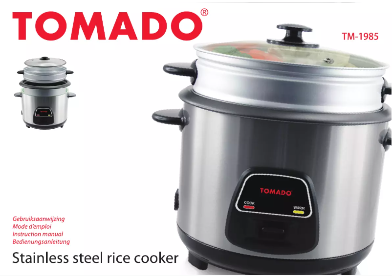 Page 1 de la notice Manuel utilisateur Tomado TM-1985